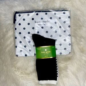(3) NWT KATE SPADE ♠️ SOCKS AND TOILETRY BAG
